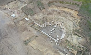 Pompeiopolis Antik Kenti'nde tiyatro ve odeonda yürütülen kazılar tamamlandı