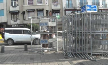 Taksim Meydanı demir bariyerlerle kapatıldı