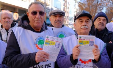 Emekliler yılın son gününde sokaklarda: 'Haklarımızı vermeyenleri sandığa gömeceğiz'