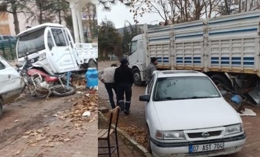 Isparta Yalvaç'ta freni boşalan kamyon mahalleyi birbirine kattı: mucize kurtuluş!