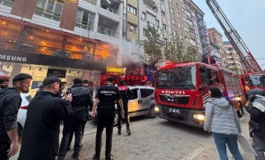 Elazığ’da dönerci dükkanında korkutan yangın!