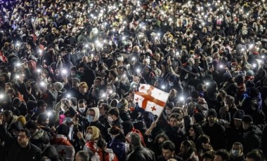 Gürcistan'da protestolar devam ediyor