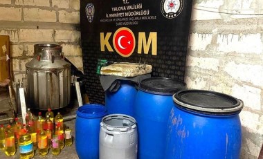 Yılbaşı öncesi Yalova'da denetim... Tam 68 litre sahte içki ele geçirildi: 3 gözaltı