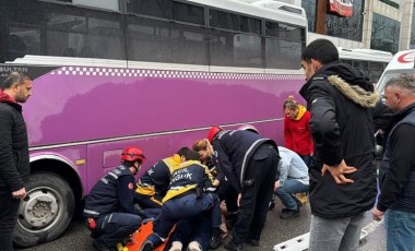 Sakarya'da geri geri giden otobüs yayayı ezdi