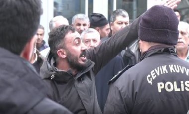 Erzincan'daki maden işçileri, Türkiye Maden İşçileri Sendikası Başkanı Hüseyin Gürbüz'ü protesto etti: 'Şov yapma'