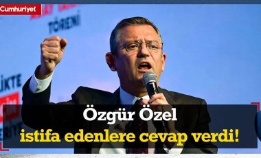 Özgür Özel, CHP'den istifa edenler hakkında çarpıcı açıklamalarda bulundu!