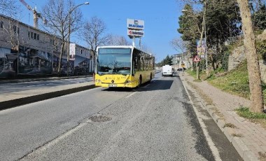 Kazadan kaçan İETT otobüsü, başka bir araçla kafa kafaya çarpıştı!