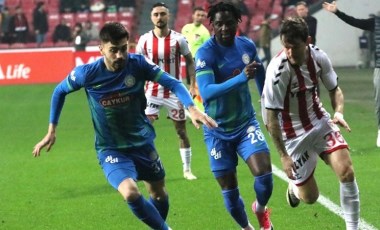 Çaykur Rizespor'dan sakatlık açıklaması!