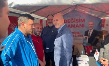 Süleyman Soylu'dan şaşırtan hareket! CHP standını ziyaret etti