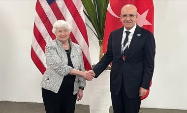 Bakan Şimşek, ABD Hazine Bakanı Yellen ile bir araya geldi