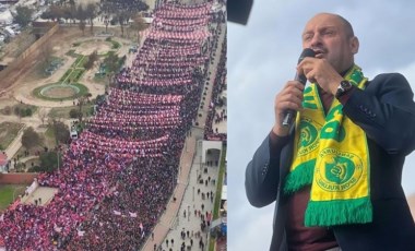 AKP'den Yeniden Refah'a katılan Kasım Gülpınar'dan Şanlıurfa'da görkemli miting