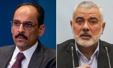 Son Dakika: MİT Başkanı Kalın, Hamas lideri Haniye'yle bir araya geldi