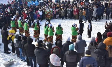 2 bin rakımlı yaylada kış festivali