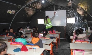 Deprem bölgesinde okullar tatil edildi