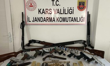 Kars’ta silah kaçakçılarına operasyon: 9 gözaltı