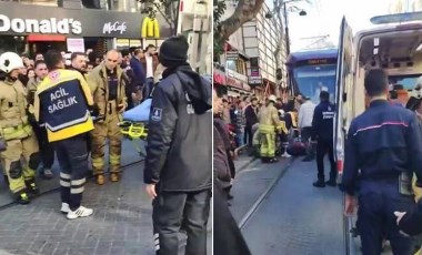 Son Dakika: Sultanahmet'te tramvay yayaya çarptı!