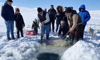 Eskimo yöntemi ile yakalıyorlar! Kilosunu 100 liradan satıyorlar...