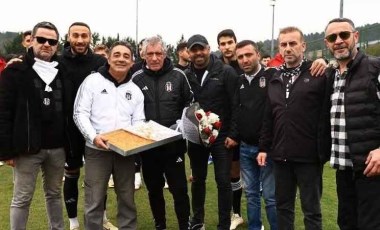 Beşiktaşlı taraftarlardan derbi öncesi takıma destek