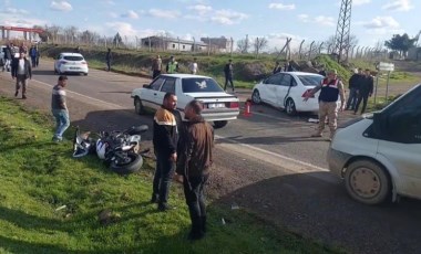 Otomobil ile motosiklet kafa kafaya çarpıştı: 1 ölü