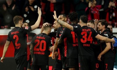 Bayer Leverkusen'in şampiyonluk yürüyüşü sürüyor