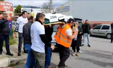 Staj ve çıraklık mağdurlarından tabutlu protesto