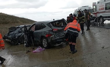 Aksaray'da feci kaza... 8 araç birbirine girdi