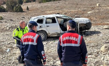 Takla atan otomobilin sürücüsü hayatını kaybetti