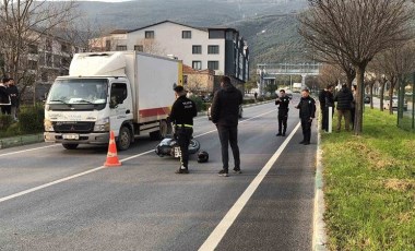 Bursa’da kazaya karışan motosiklet sürücüsü hayatını kaybetti