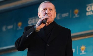 Erdoğan mitinginde slogan atanlara sinirlendi: ‘Çırağa müjde olmaz, ustaya olur’