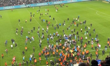 Bakan Yerlikaya duyurdu: Trabzonspor-Fenerbahçe maçında çıkan olaylar sonrası 12 gözaltı!