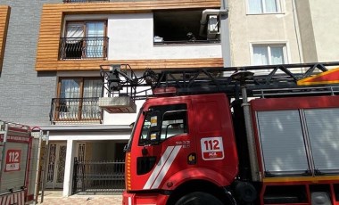 Balkonda piknik tüpünü unuttu: Çıkan yangın itfaiye ekiplerini harekete geçirdi