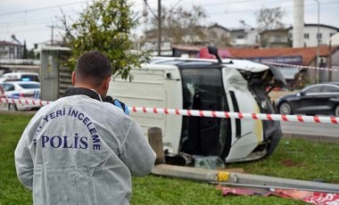 Ceza infaz koruma aracı devrildi: Koruma memuru hayatını kaybetti