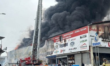 Ankara’da depo yangını!