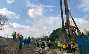 Son Dakika... Tekirdağ'da hızlı tren hattı çalışmasında göçük: 2 işçi hayatını kaybetti!