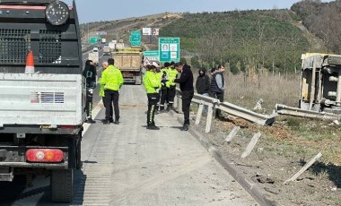 Kuzey Marmara Otoyolu’nda kaza: Yaralı var!