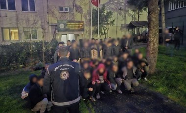 Bursa'da 63 kaçak göçmen yakalandı