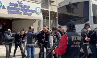 İzmir merkezli  'Mahzen 13' operasyonunda 15 şüpheli tutuklandı