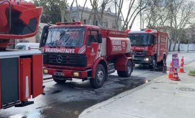 Arnavutköy'de işçilerin kaldığı konteynerde yangın!