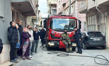 Bursa'da korkutan yangın: 1 kişi yaralandı