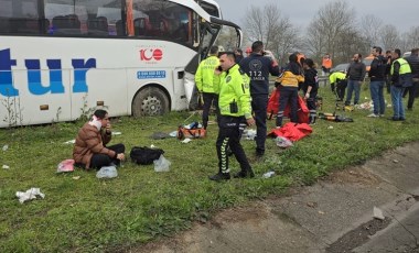 Düzce'de feci kaza! Çok sayıda yaralı var