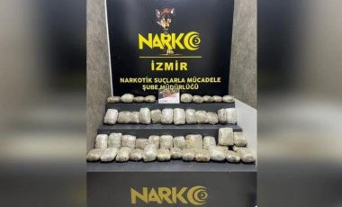 İzmir’de 26 kilogramın üzerinde uyuşturucu ele geçirildi