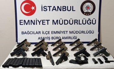 İstanbul’da yasadışı silah ticareti operasyonu: 17 silah ele geçirildi