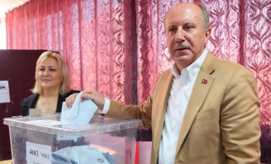 Memleket Partisi Genel Başkanı Muharrem İnce oyunu kullandı