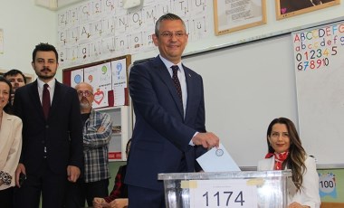 CHP lideri Özel'in sandığından CHP adayı çıktı