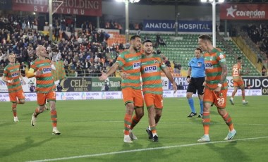 Galibiyet serisi son buldu: Alanyaspor, Trabzonspor'u 3 golle geçti! Alanyaspor 3-1 Trabzonspor