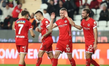 Antalyaspor 5 maç aradan sonra kazandı