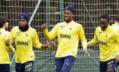 Fenerbahçe, Union SG maçının hazırlıklarını sürdürdü