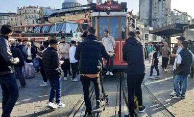 İstiklal Caddesi'nde 'nostaljik tramvay' seferleri durduruldu