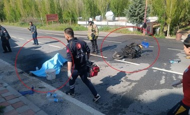 Mardin'de feci kaza: Otomobille çarpışıp alev alan motosikletin sürücüsü öldü