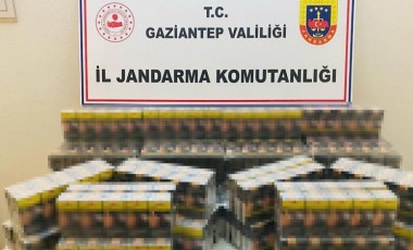 Gaziantep’te 1,5 milyon TL değerinde kaçak sigara ve çay ele geçirildi